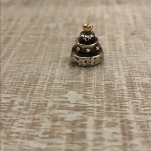 Pandora wedding cake charm